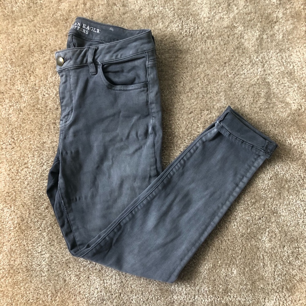 American Eagle Grey Jeans/Jeggings